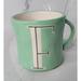 Anthropologie Dining | Anthropologie Colorway Hand Painted “F” Monogram Coffee Mug Cup Teal Green Color | Color: Green | Size: Os