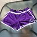 Athleta Shorts | Athleta Running Bikini Shorts | Color: Purple/White | Size: M