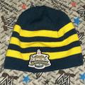 Adidas Accessories | 2010 Reversible Adidas Michigan Wolverines Winter Beanie Skully Hat Cal Vintage | Color: Blue/Yellow | Size: Os