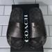 Coach Shoes | Coach Ulyssa Women's Rubber Jelly Slide Sandals Black Sparkle Pool C3068 Size 5 | Color: Black | Size: 5