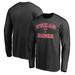 Men's Fanatics Branded Charcoal Texas Rangers Heart & Soul Team Long Sleeve T-Shirt