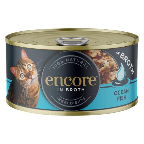 48x 70g Encore Dose Meeresfisch Katzenfutter nass