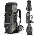 Night Cat Hiking Backpack 70L 90L Internal Frame Rucksack Bag Large Backpack For Men Travel Trekking Camping Climbing Cycling With Waterproof Rain Cover Adjustable Shoulder Strap Water