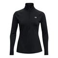 Under Armour Women's UA Authentics CG 1/2 Zip, Ultra-Warm Women's Sweatshirt with a Half Zip Opening, Mid Layer for Women with Sweat-Wicking and Fast-Drying Technology