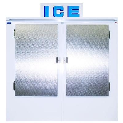 Polar Temp 750CWP 70 1/4" Outdoor Ice Merchandiser w/ (89) 20 lb Bag Capacity - Solid Doors, 115v, White