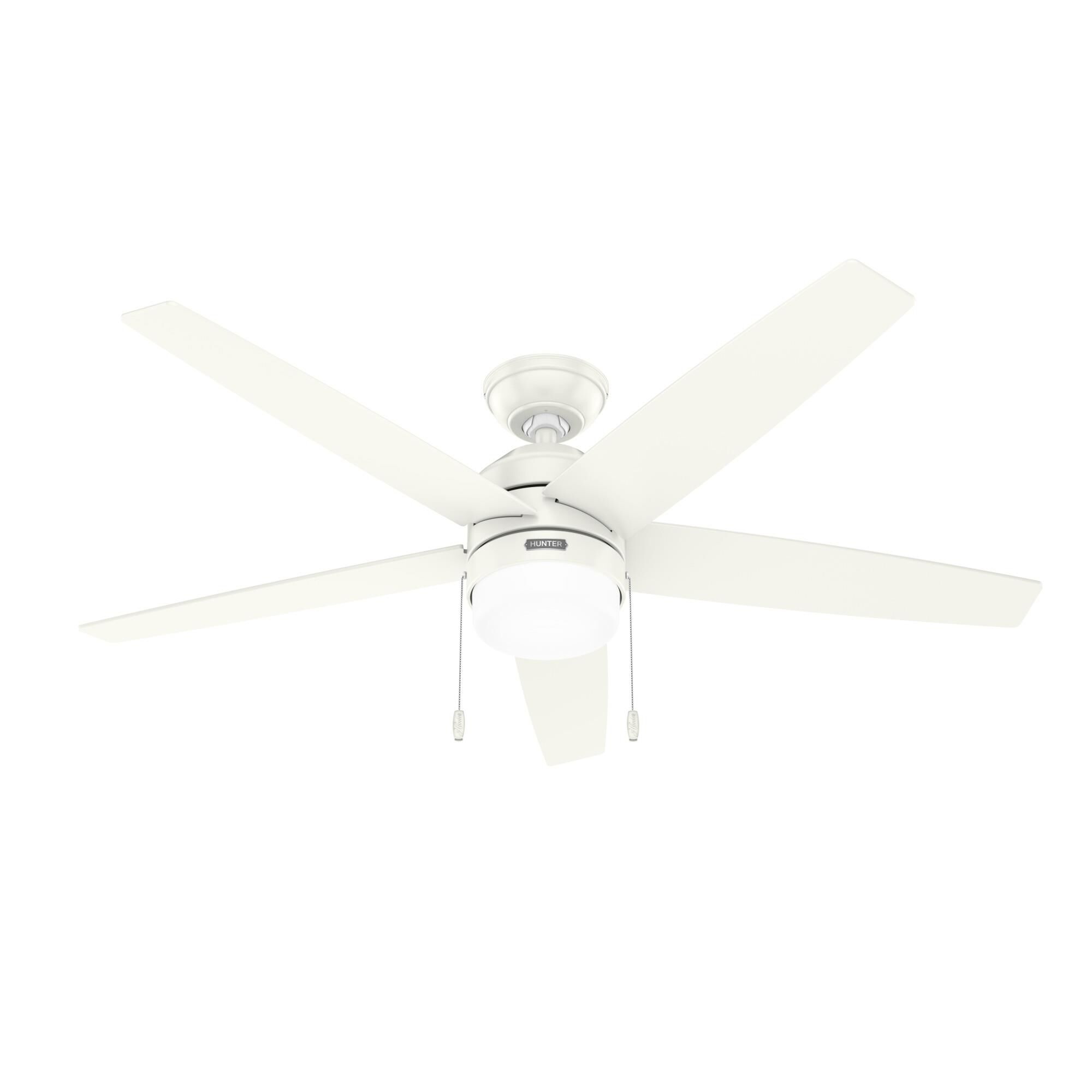 Hunter Fan Bardot 52 Inch Ceiling Fan with Light Kit - 52493