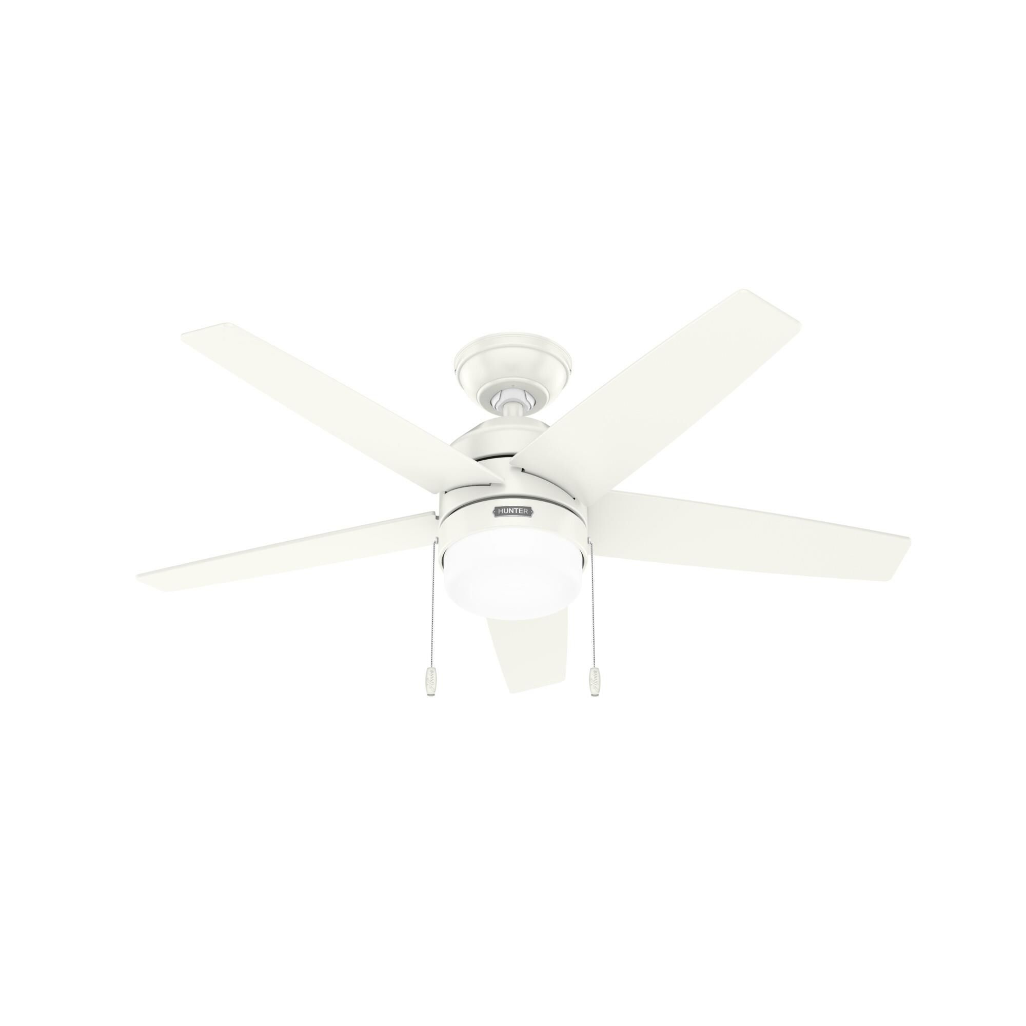 Hunter Fan Bardot 44 Inch Ceiling Fan with Light Kit - 52494