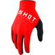 Shot Draw Kinder Motocross Handschuhe, rot, Größe 12/13