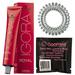 Igora Royal 6-88 Dark Blonde Red Extra Permanent Hair Color and Goomee Hair Loop Single Diamond Clear (Bundle 2 items)