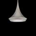 Verita 1-Light LED Pendant 3000-3500-4000K CCT with Clear Optic Crystal