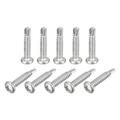 #14 x 1-1/4 Self Drilling Screws 10 Pack Phillips Pan Head Self Tapping Screws