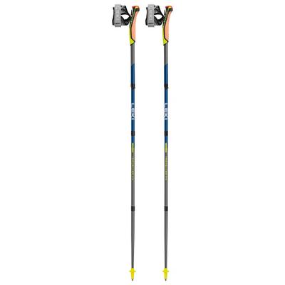 Leki - Traveller FX.One Carbon - Nordic Walking Stöcke Länge 110 cm grau/gelb