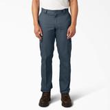 Dickies Men's Flex Regular Fit Cargo Pants - Airforce Blue Size 44 30 (WP595)