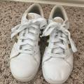 Adidas Shoes | Adidas Grand Court Lace Shoes Used, Sz 3 | Color: Gold/White | Size: 3g