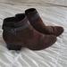 Coach Shoes | Coach Patricia Ankle Boots Brown Suede 8.5 | Color: Black/Brown | Size: 8.5