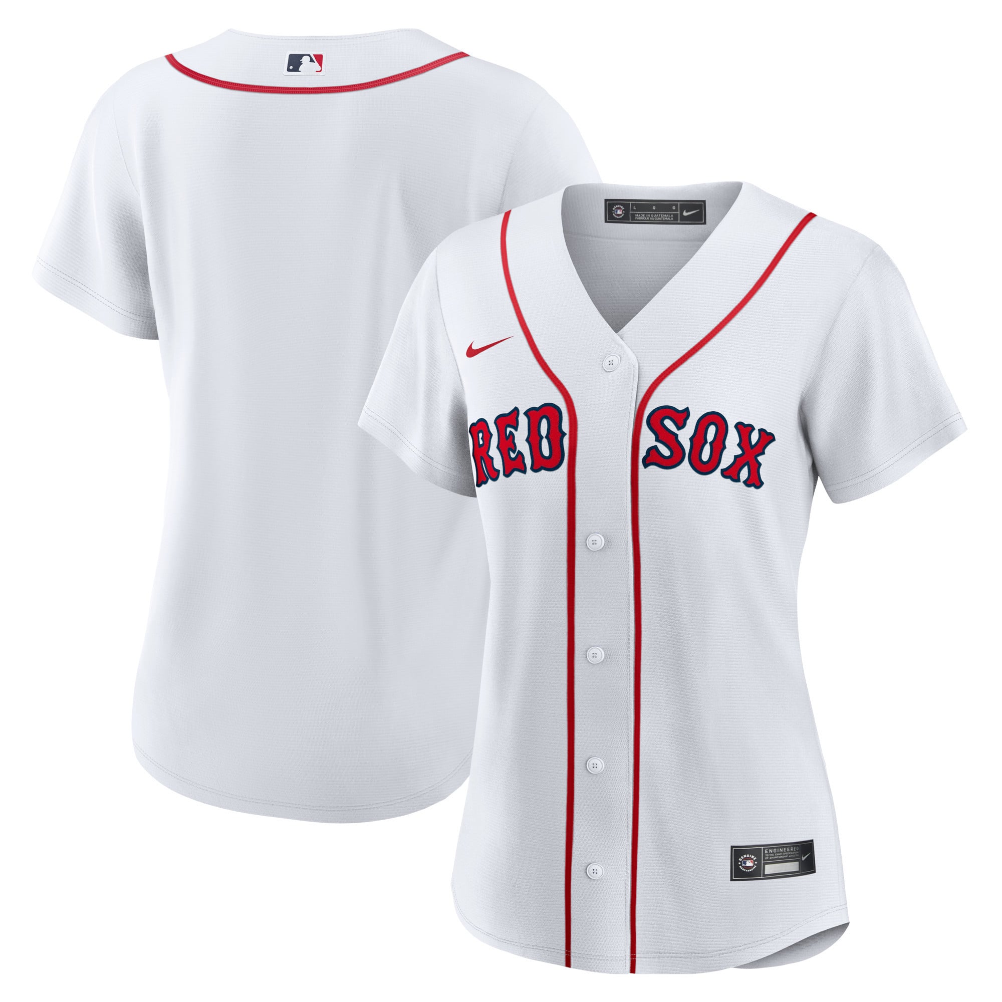 Boston Red Sox Nike Offizielles Replica Heim – Damen