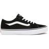 Sneaker VANS "Filmore Decon", Gr. 46, schwarz-weiß (schwarz, weiß), Textil, Leder, unifarben mit Farbeinsatz, sportlich, Schuhe Skaterschuh Canvassneaker Sneaker low