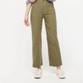 J. Crew Pants & Jumpsuits | J. Crew Slim Wide Leg Pants In Washed Canvas In Green | Color: Green | Size: 28