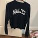 Brandy Melville Tops | Brandy Melville Malibu Long Sleeve Shirt (Navy) | Color: Black/Blue | Size: One Size