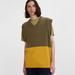 Levi's Sweaters | New Levi Larkin Sweater Vest V-Neck Olive Yellow Oversized Men's Medium | Color: Green/Yellow | Size: M