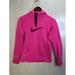 Nike Tops | Nike Therma-Fit Womens Medium M Pink Long Sleeve Pullover Hoodie Hood | Color: Pink | Size: M