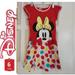Disney Dresses | 5/$25- Minnie Mouse Dress, Size 6, Polka Dots, Short Sleeve | Color: Red/White | Size: 6g
