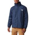 THE NORTH FACE - Men's Resolve Jacket - Waterproof and Breathable Hiking Jacket - SUMMIT NAVY/TNF WHITE, M