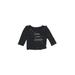 Jumping Beans Long Sleeve T-Shirt: Gray Tops - Kids Girl's Size 9