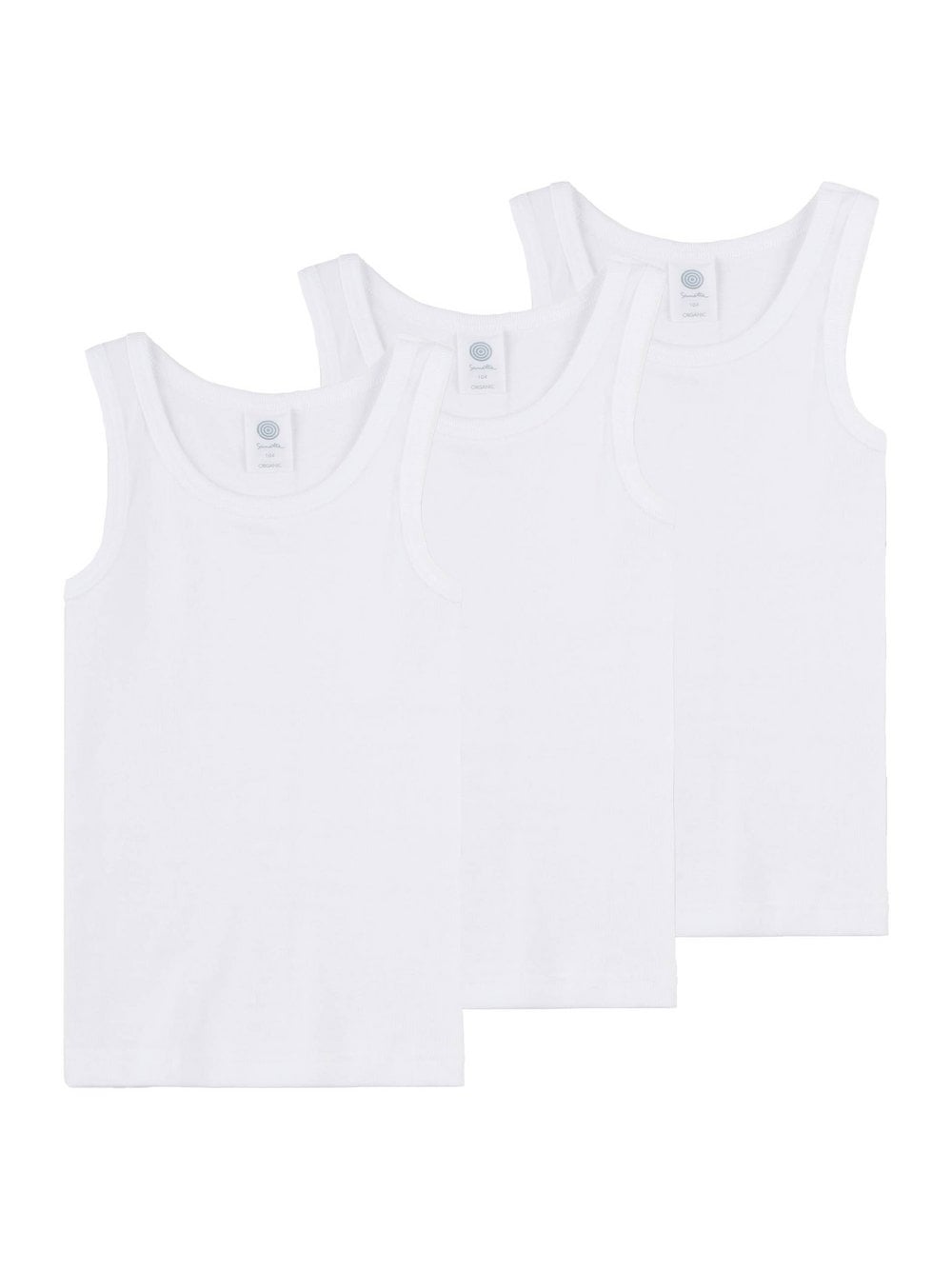 Sanetta Unterhemd 3er Pack Jungen weiß, 116 Image