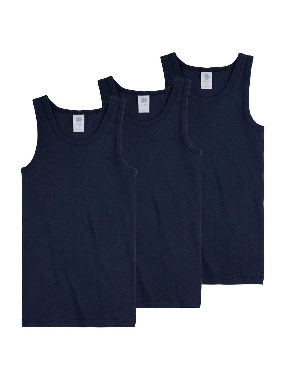 Sanetta Unterhemd 3er Pack Jungen blau, 140 Image