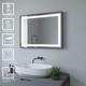 Led Lichtspiegel Badezimmerspiegel mit Beleuchtung Bad Spiegel 80x60 cm 2 Lichtfarbe Touch
