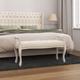 Banc beige 110x45x60 cm lin - Vidaxl