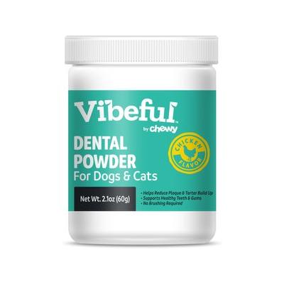 Vibeful Dental Health Chicken Flavored Powder Dental Supplement for Dogs & Cats, 60g