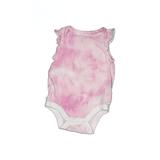 Baby Gap Short Sleeve Onesie: Pink Print Bottoms - Size 3-6 Month