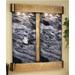 Adagio CFR1007 Cottonwood Falls - Black Spider Marble Wall Fountain