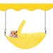 Banana Hamster Hanging Hammock Cozy Plush Winter Hammock Yellow