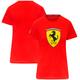 Scuderia Ferrari Puma Large Shield T-Shirt - Red Womens