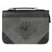 Christian Art Gifts 21724X Classic Luxleather Those Who Hope In The Lord Bible Cover Grey - Large