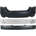 Bumper Cover Kit For 13-15 Altima Rear Bumper Absorber and Reinforcement 3Pc Fits select: 2015 NISSAN ALTIMA 2.5/S/SV/SL 2013-2014 NISSAN ALTIMA 3.5S/3.5SV/3.5SL