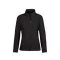 Fleecejacke TRIGEMA "TRIGEMA Taillierte Fleecejacke" Gr. XXL, schwarz Damen Jacken Sportjacken