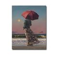 Artistic Home Gallery Romancing The Moon by Paul Kelley Premium Oversize Gallery-Wrapped Canvas Giclee Art - 42 x 33 in.