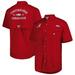 Men's Columbia Crimson Alabama Tide Bonehead Button-Up Shirt