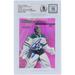 Jake Oettinger Dallas Stars Autographed 2020-21 Upper Deck Synergy FX Rookies Purple #FXR-JO #28/349 Beckett Fanatics Witnessed Authenticated 10 Rookie Card