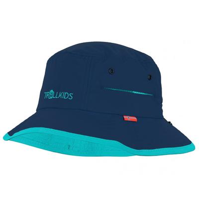 Trollkids - Kids Trollfjord Hat - Hut Gr 52-56 cm - 6-12 Years blau