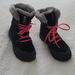 Columbia Shoes | Girls Columbia Snow Boots Size 4 Black With Pink Laces | Color: Black/Pink | Size: 4bb