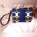 Coach Bags | Coach- Monogram Wristlet - Yellow, Blue And White | Color: Blue/Yellow | Size: Os