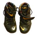 Nike Shoes | Nike Lebron James Zoom Black And Gold Sneakers. Size 11 | Color: Black/Gold | Size: 11