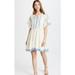 Free People Dresses | Free People | Santiago Embroidered Mini Endless Summer Dress In Tea Size Xs | Color: Blue/White | Size: Xs