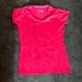 Under Armour Tops | Hot Pink Under Armour Heat Gear Shirt Size Xs | Color: Pink | Size: Xs