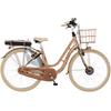 E-Bike FISCHER FAHRRAD "CITA RETRO 2.2 522" Gr. 48, braun (kupferfarben glänzend), E-Bikes, 48cm, 28 Zoll (71,12cm), Pedelec, Elektrofahrrad für Damen u. Herren, Topseller